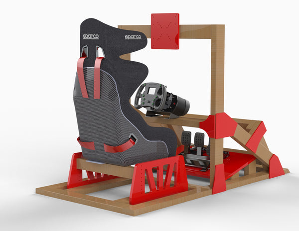 Plans - Young Sim Racer Chassis - Wood – Open Sim Rigs