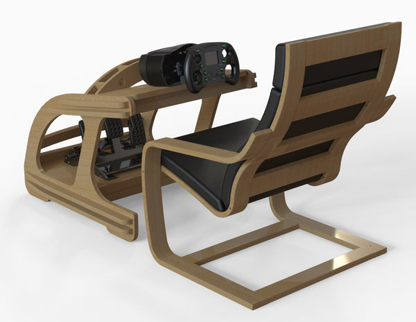 sim racing pedal mount for office chair Plans - Wheel & Pedal Mount