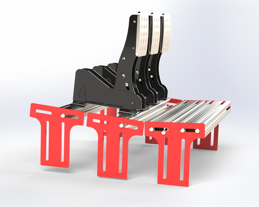 Plans/CNC Pedal Mounting Plate Set, CNC files Open Sim Rigs