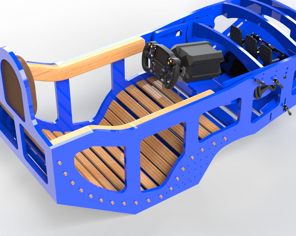 Plans - Super Sport -F1 -Sauber Cockpit-Simple Wood – Open Sim Rigs
