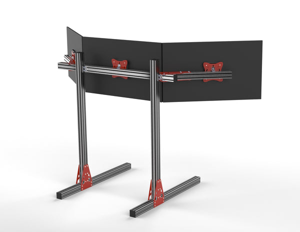 Sim Rig Aluminium Monitor Stand Plans - Monitor Stand - 10 or 25 series extrusion β Open Sim Rigs