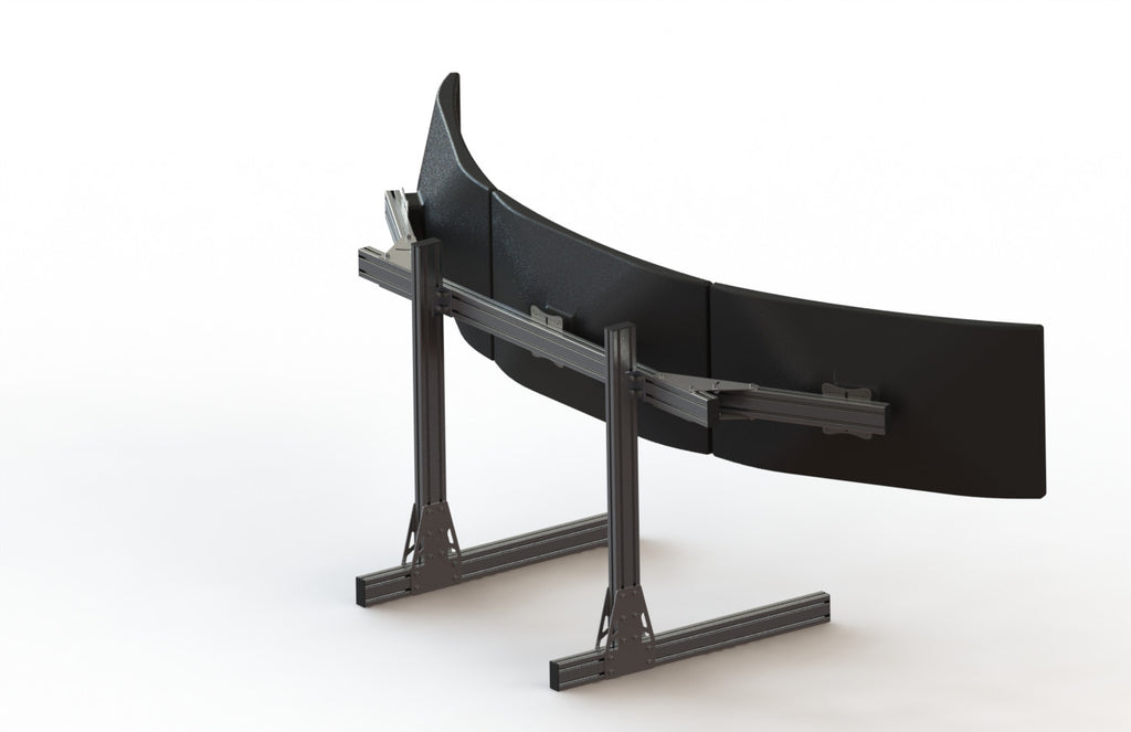 Triple Curved Monitor Stand - Plate Kit - 15 or 40 Series – Open Sim Rigs
