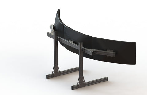 Triple Curved Monitor Stand - Plate Kit - 15 or 40 Series