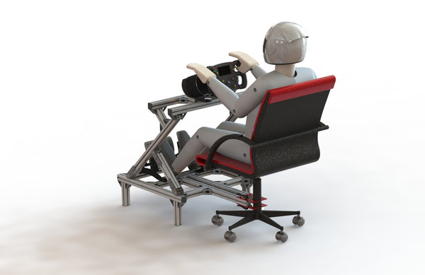 Plans - Office Chair Rig - Dual Post - 15 Series Extrusion – Open Sim Rigs