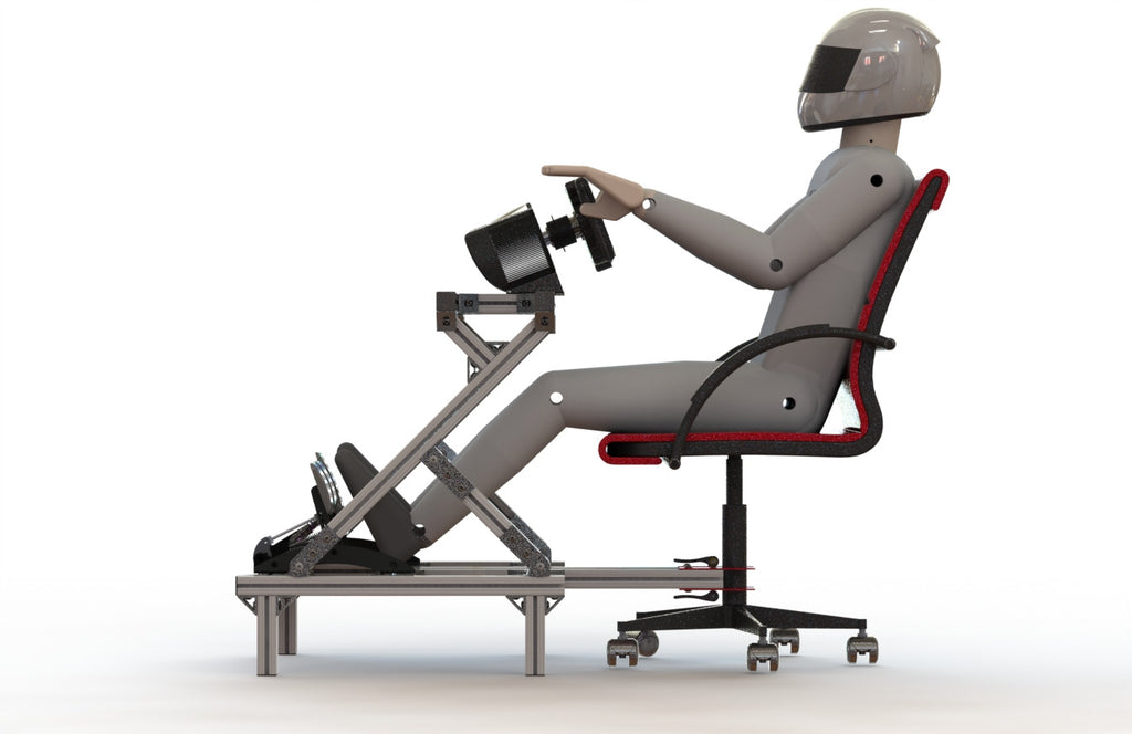 Plans - Office Chair Rig - Dual Post - 15 Series Extrusion – Open Sim Rigs