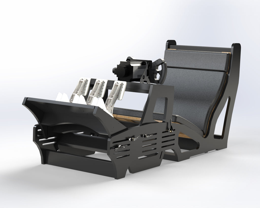 Plans - Super Sport - F1 Seat V2 - Wood – Open Sim Rigs