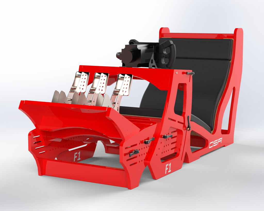 F1 Racing Seating Plan Plans - Super Sport - F1 Seat V2 - Wood – Open Sim Rigs