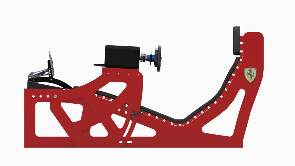 F1 Racing Seating Plan Plans - Super Sport - F1 Seat - Wood – Open Sim Rigs