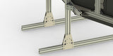 Triple Monitor Stand Heavy Duty - Plate Kit & Plans - 15, 25, & 40 Series