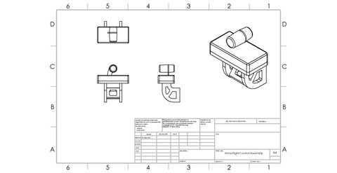 Plans - Flight Control Mount - Wood – Open Sim Rigs