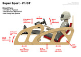 Plans - Super Sport F1/GT - Low Side - Wood