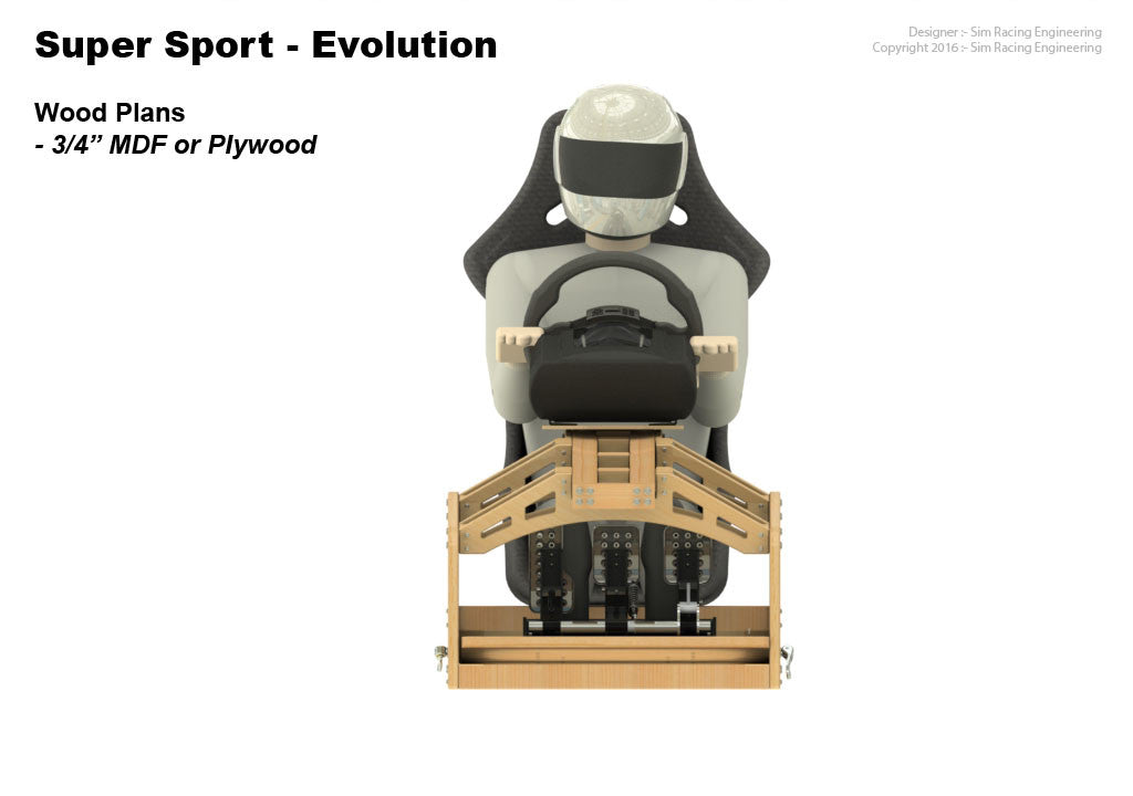 Plans - Super Sport Evolution - Wood – Open Sim Rigs
