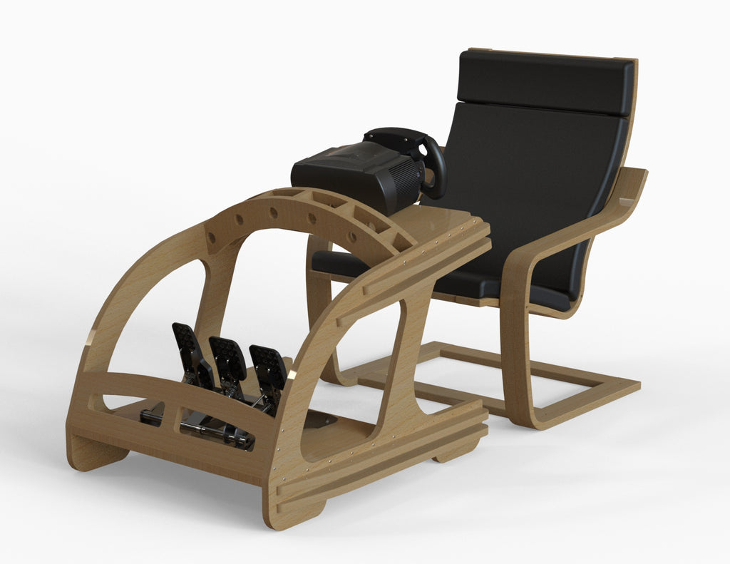 Motion Simulator Diy Wood Sim Rig Homemade Racing Simulator Cockpit Diy Sim Racing Rig Wood