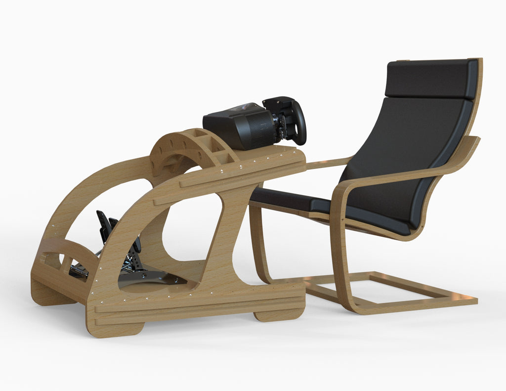 Plans - Wheel & Pedal Mount - Wood – Open Sim Rigs