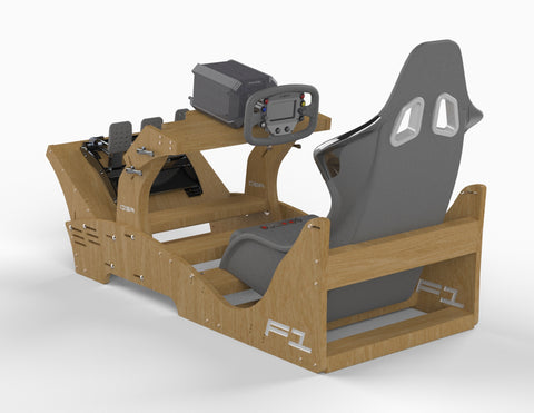 Racing Wheel Diy Wood Sim Racing Rig Plans Plans Super Sport F1/GT